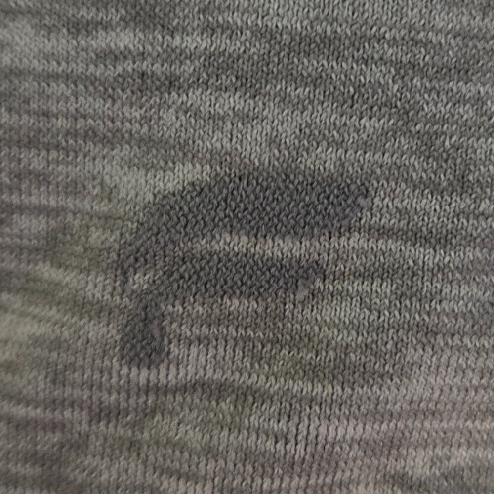 Fabletics High Neck Racerback Crop - L Heather Grey - Picture 3 of 3